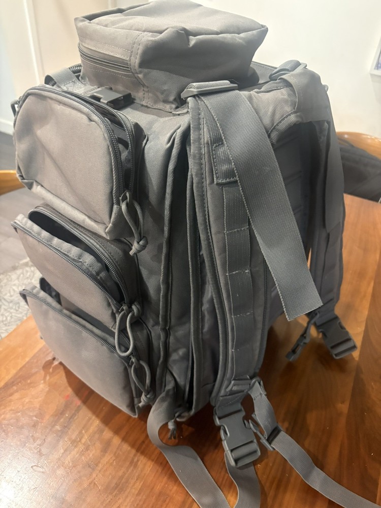 Safariland® 4559 Shooters' Range Backpack, Ballistic Pack Cloth, Gray
