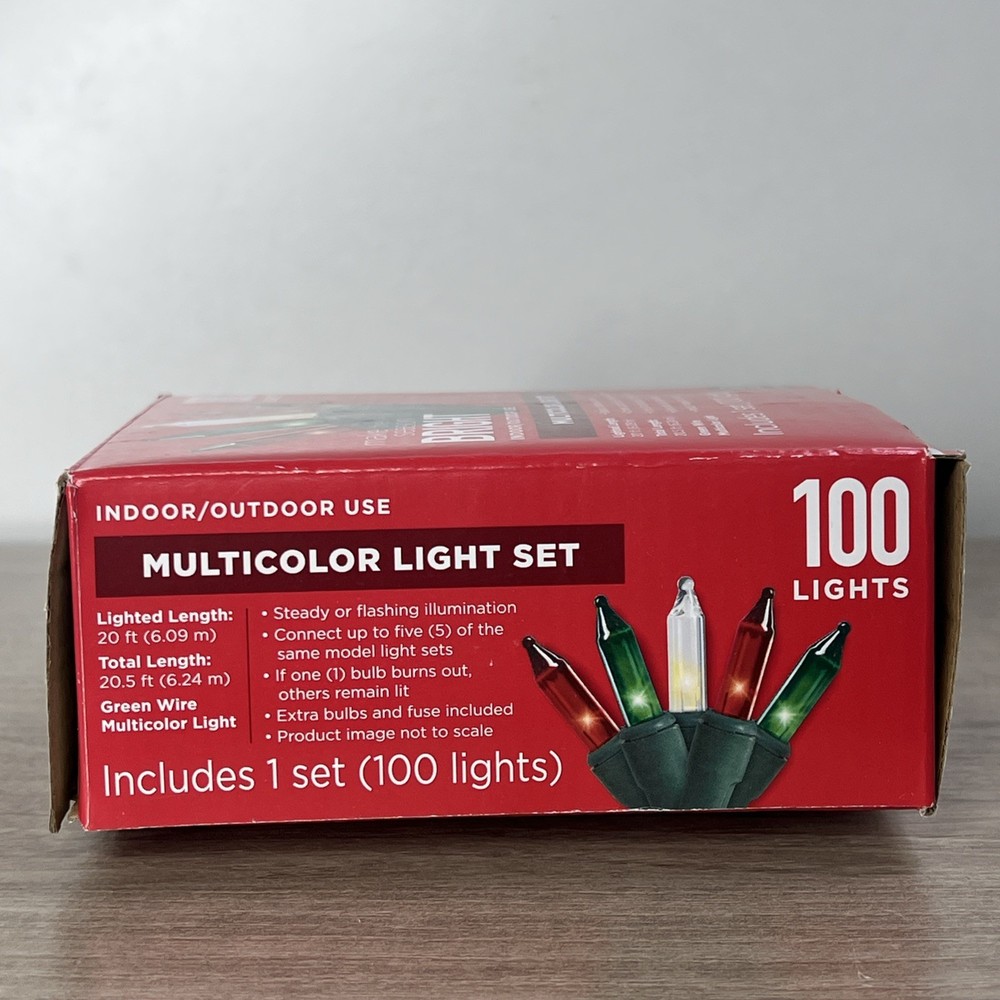 Multicolor Light Set | 20 feet 100 lights