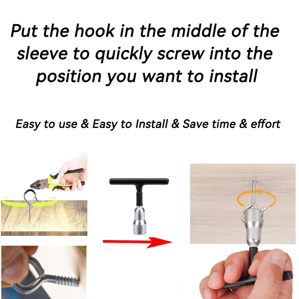 Wing Nut Tool T Handle Wing Nut Hand Tool Wing Nut Driver for Eye Screws and