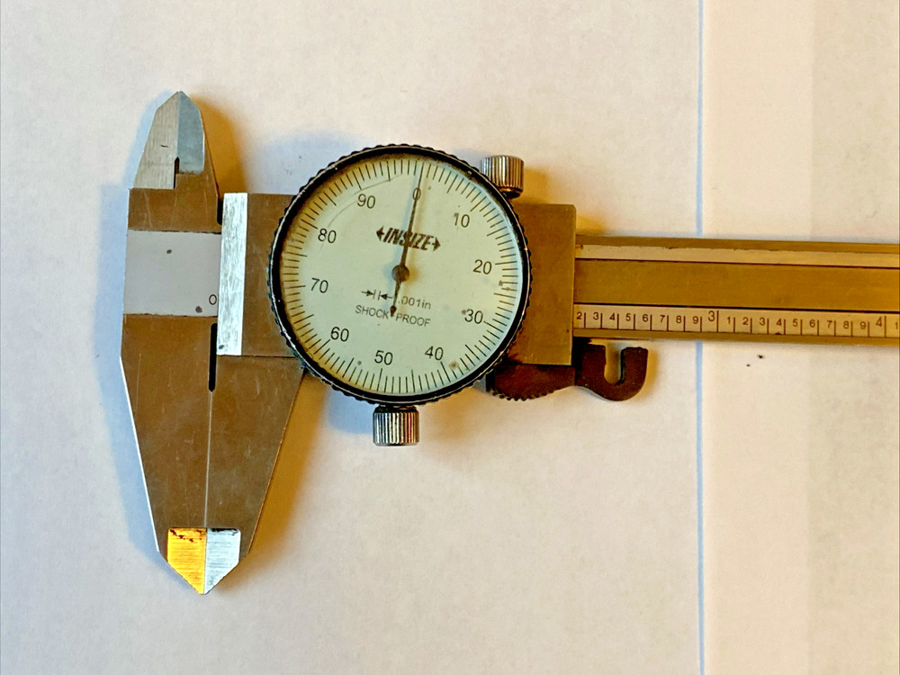 INSIZE Dial Caliper 0.001" Accuracy 0" to 8"