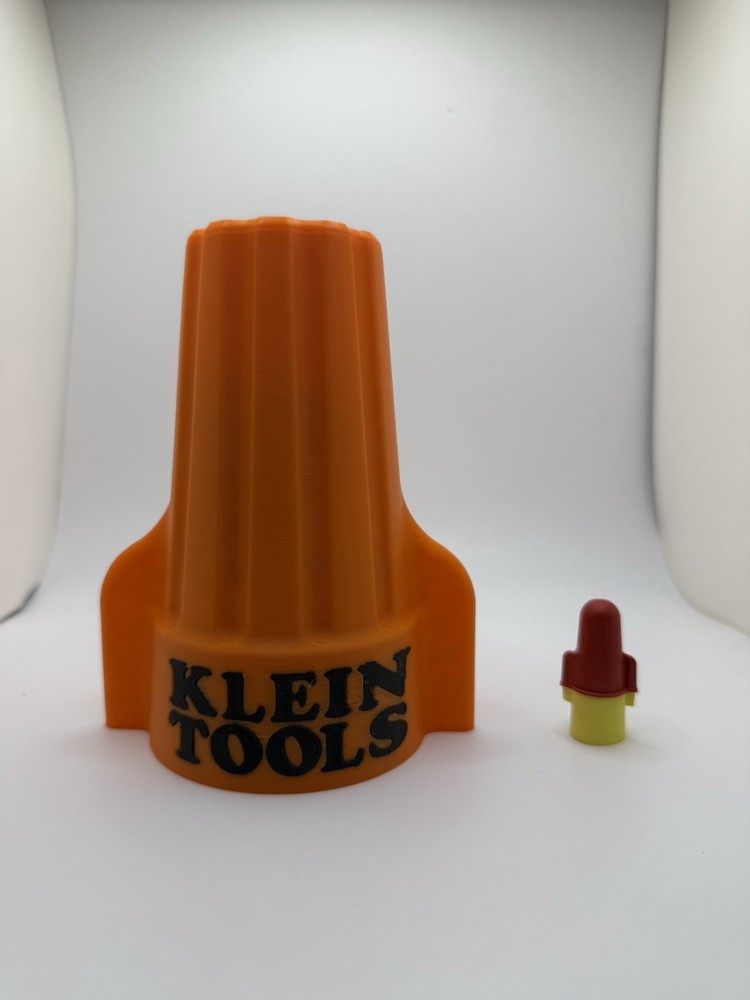 Klein Winged Wire Nut Style Storage Container With Lid