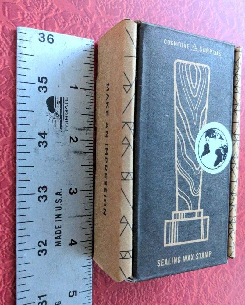 Cognitive Surplus Sealing Wax Stamp Home Planet Earth