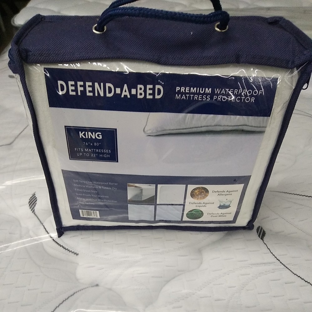Soft Defend-A-Bed Premium Waterproof Mattress Protector King Size