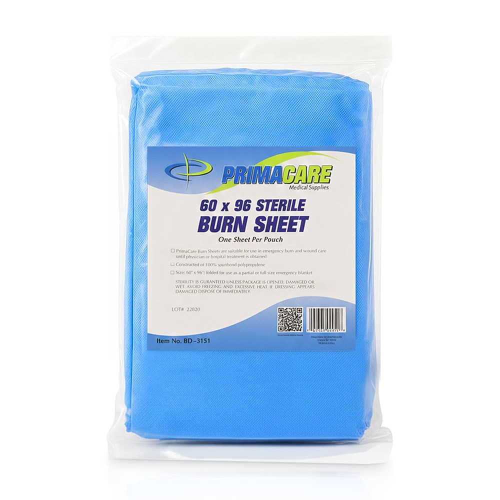 BD-3151 Sterile Burn Sheet for Burn Relief, First Aid Blanket