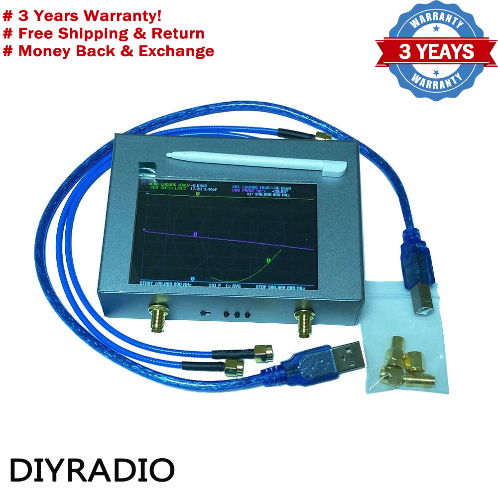 4" 50KHz-4GHz NanoVNA V2 Plus4 Hardware Vector Network Analyzer Antenna Analyzer