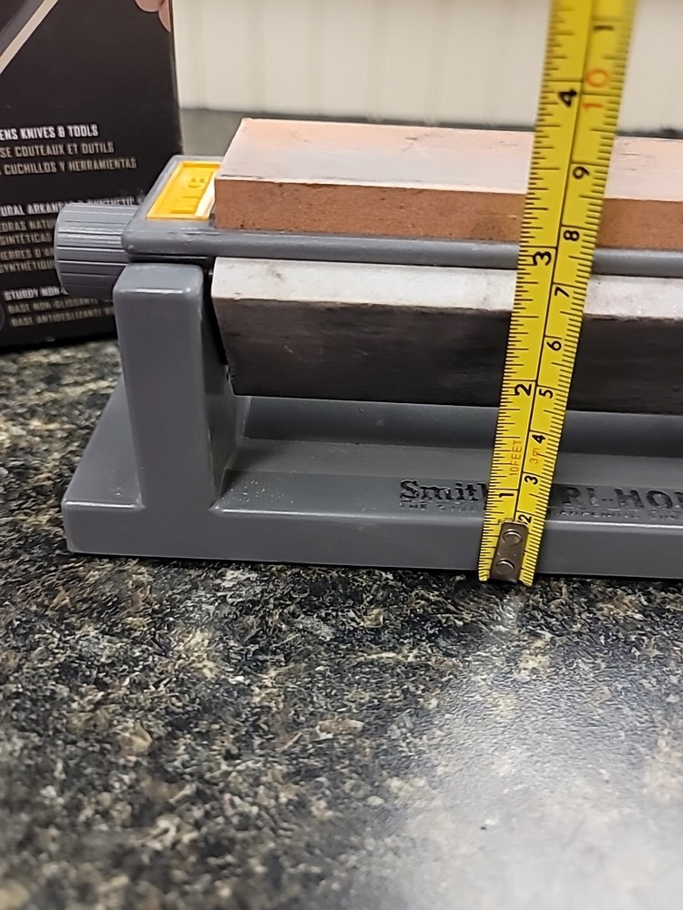 Smith's Sharpener 6" Tri-Hone Sharpening System Med/Fine/Coarse Knives & Tools