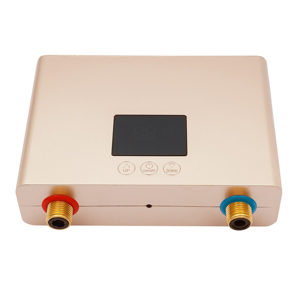 3000W Mini Electric Water Heater Wall Mounted Tankless Water Heater 86℉-131℉