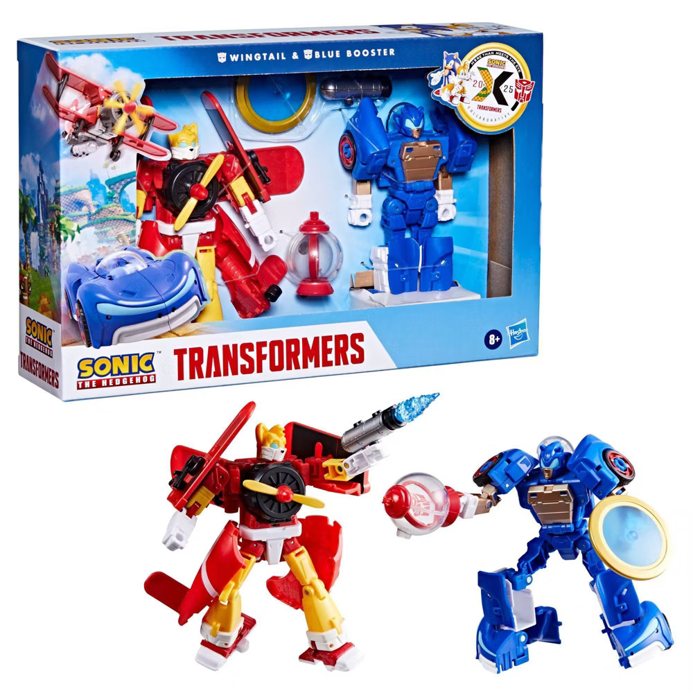 Transformers Collaborative Sonic the Hedgehog x Transformers Wingtail and Blue