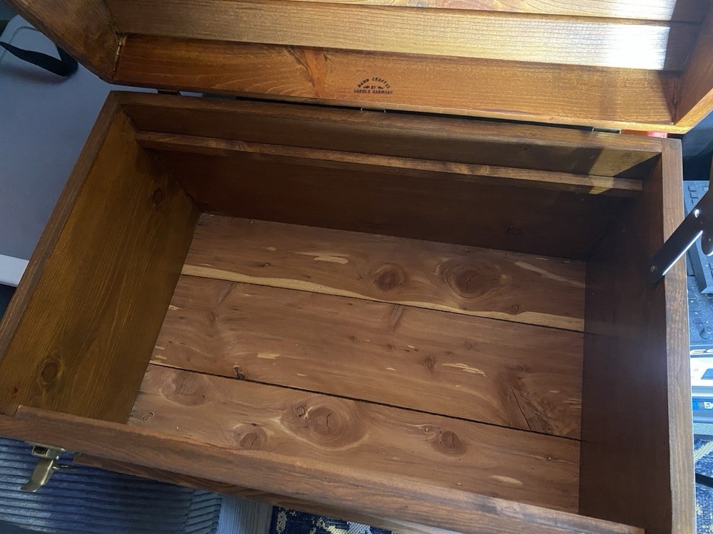 Handmade Cedar Chest Large Trunk Brass Handles
