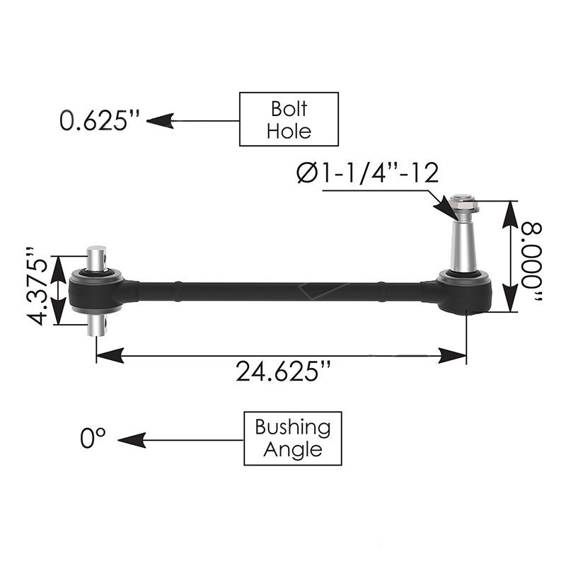 Torque Rod 24.625in Sealed part # TMR676