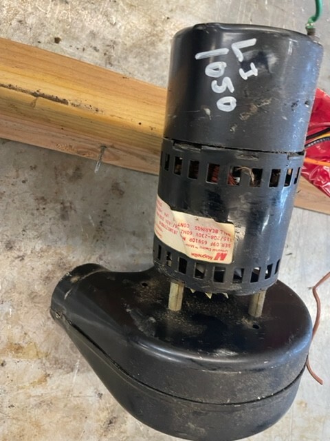 Induction Blower Motor for Lincoln Impinger Model 1050