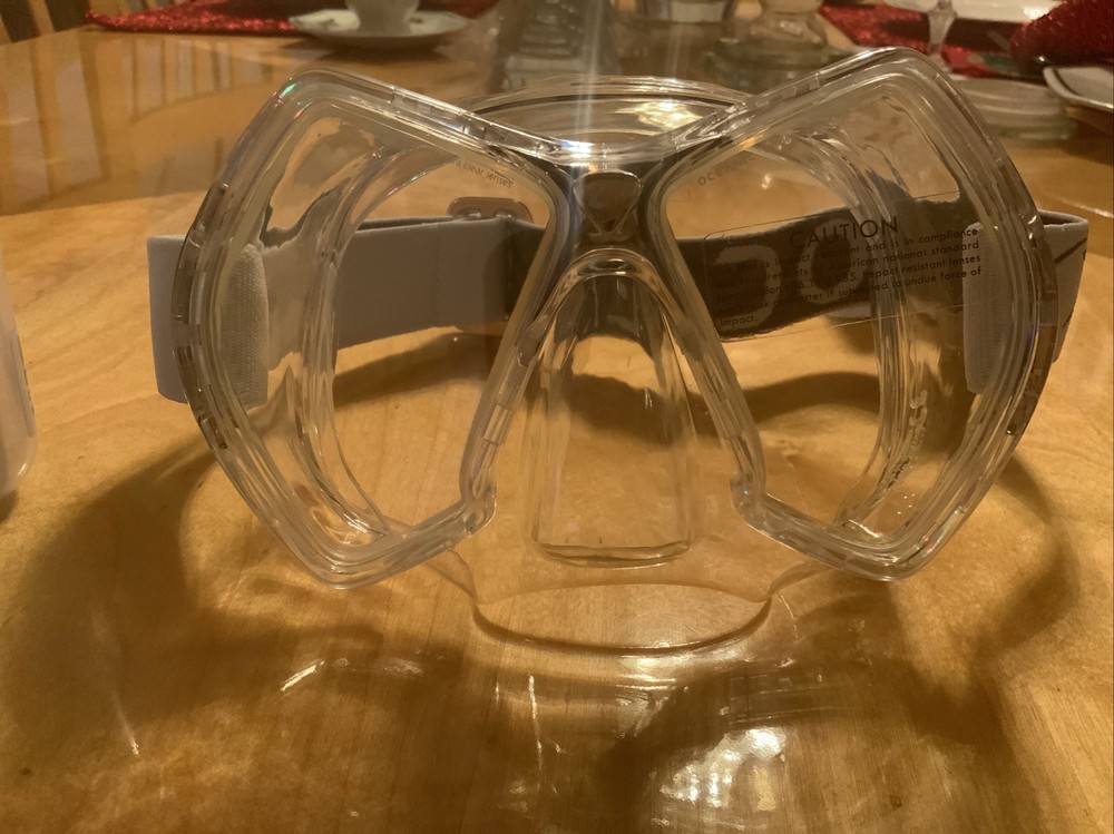 OCEANIC CYANEA MASK, CLEAR /TITANIUM