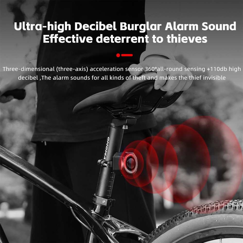 WEST BIKING Bicycle Rear Light back light Waterproof USB Rechargeable LED light