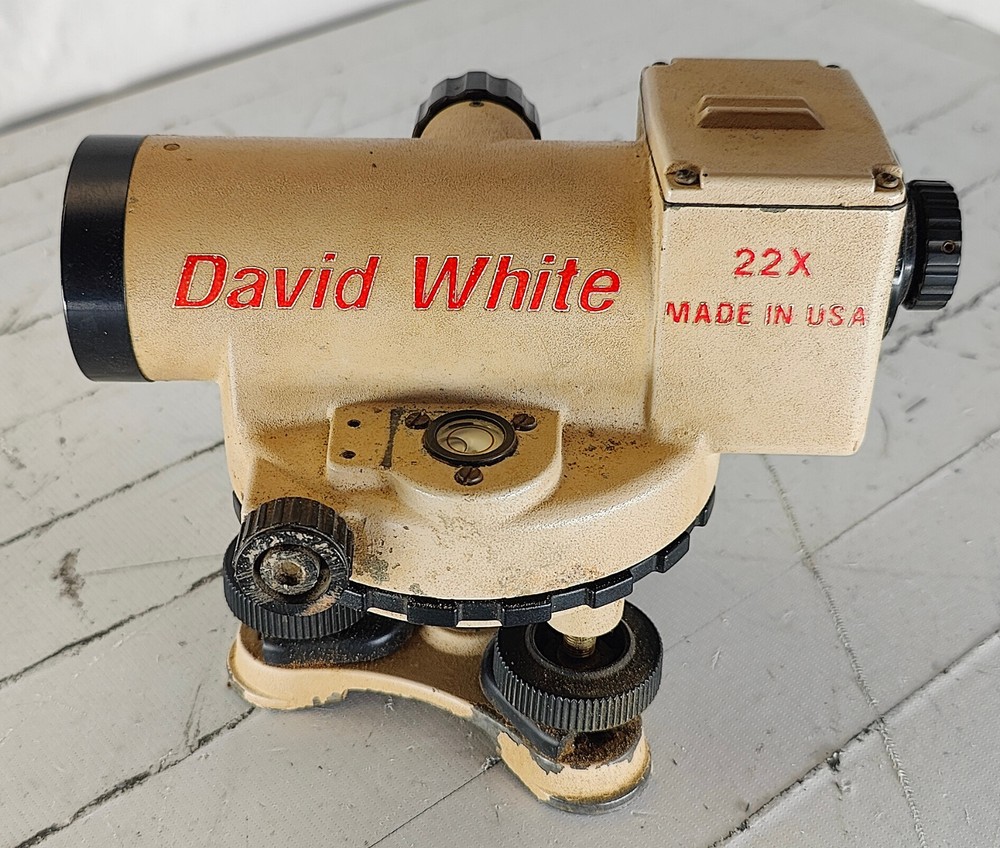 David White Instruments Automatic Level Lens AL8-22 with Case