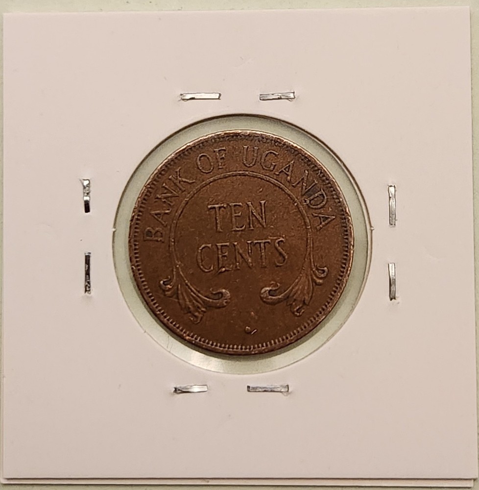 Uganda coin, 10 Cents, 1966