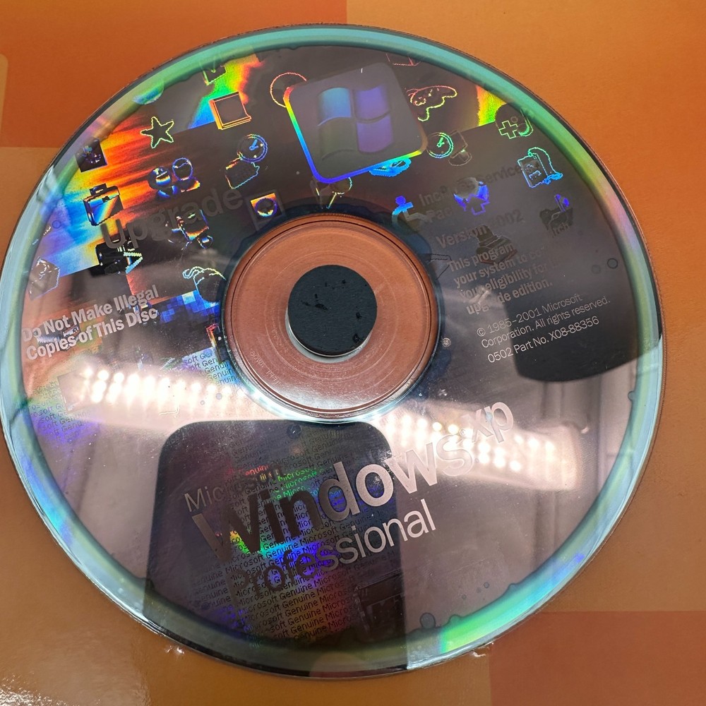 Microsoft Windows XP Professional Upgrade w/Product Key CD Version 2002