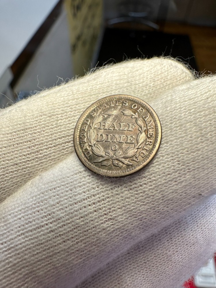 1851-O Seated Liberty Half Dime XF