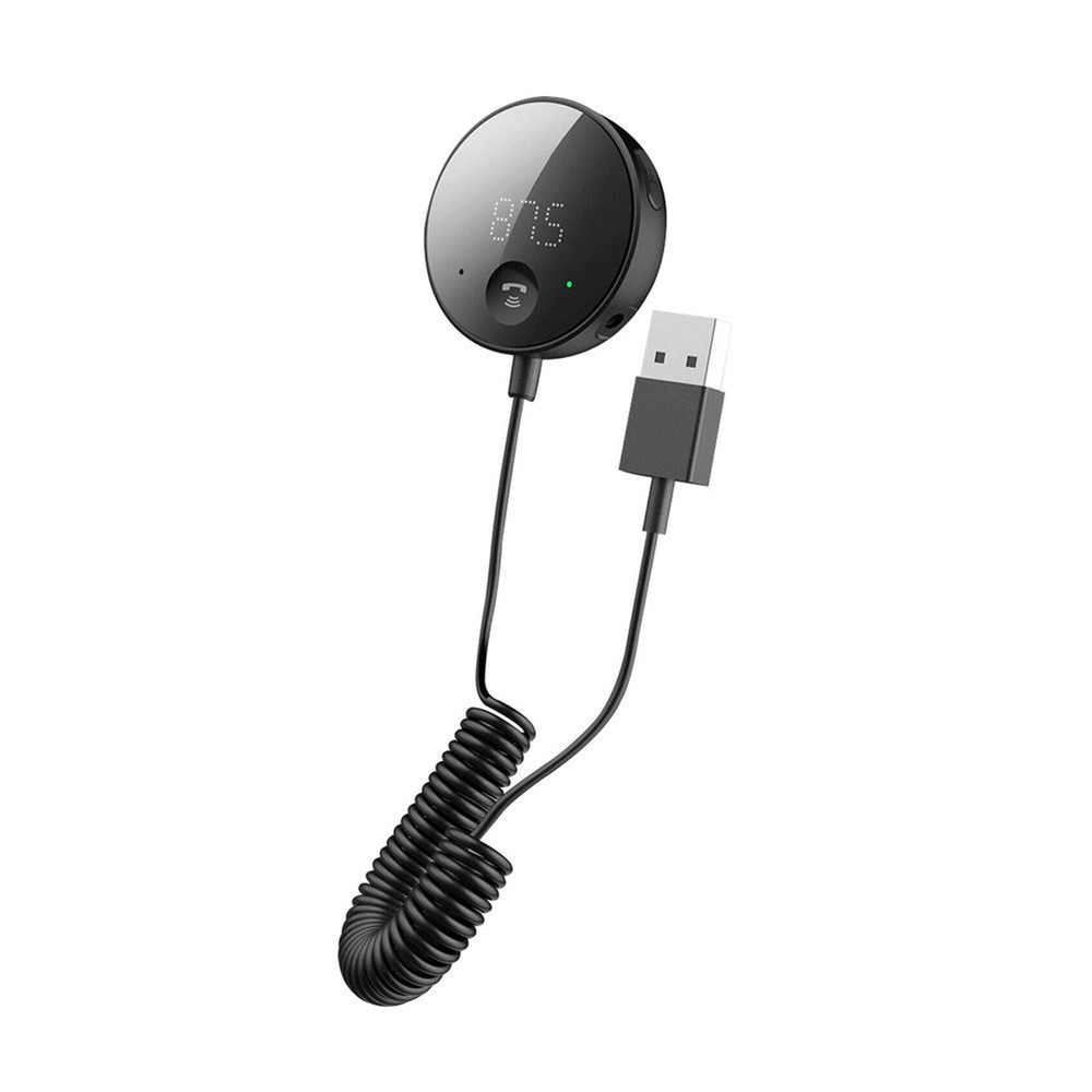 Plug&Play USB Bluetooth Wireless Car FM Transmitter Aux Stereo Audio Receiver E