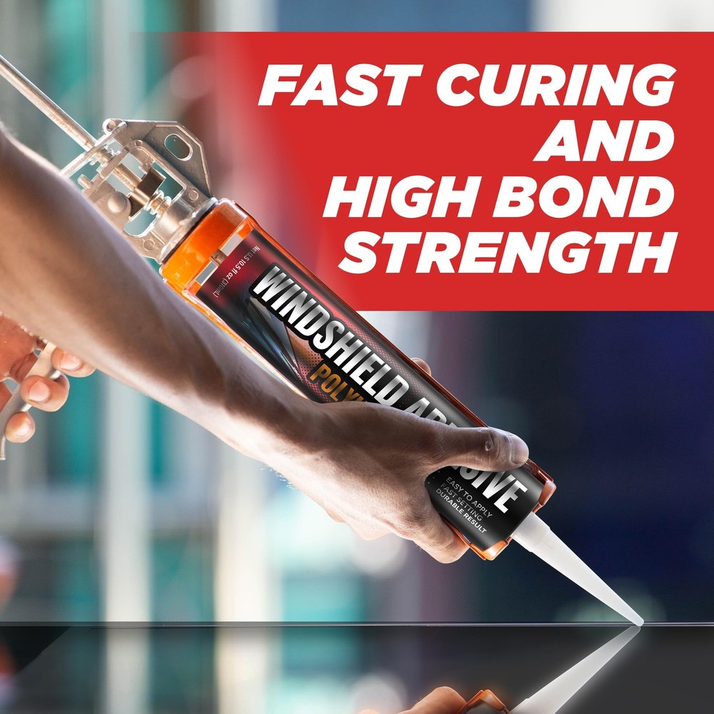 Polyurethane Windshield Adhesive Quick Curing & Weather Resistant Auto Glass New