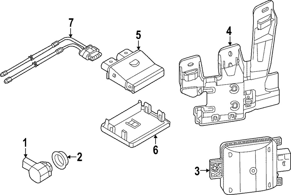 Genuine Audi Mount Bracket 89A-907-462