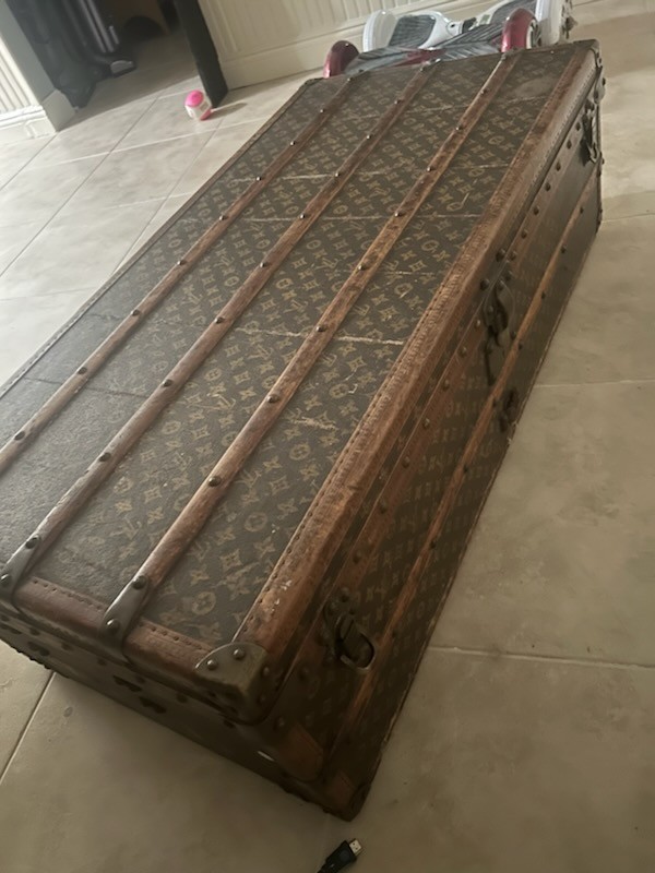 Louis Vuitton Monogram Large Cabin Trunk Antique - 1920's - Great Condition