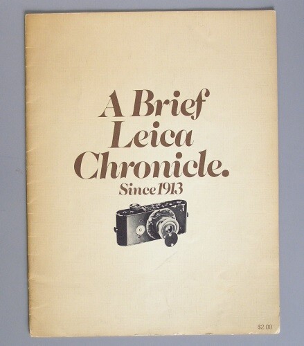 A Brief Leica Chronicle since 1913 - Leica History & Evolution