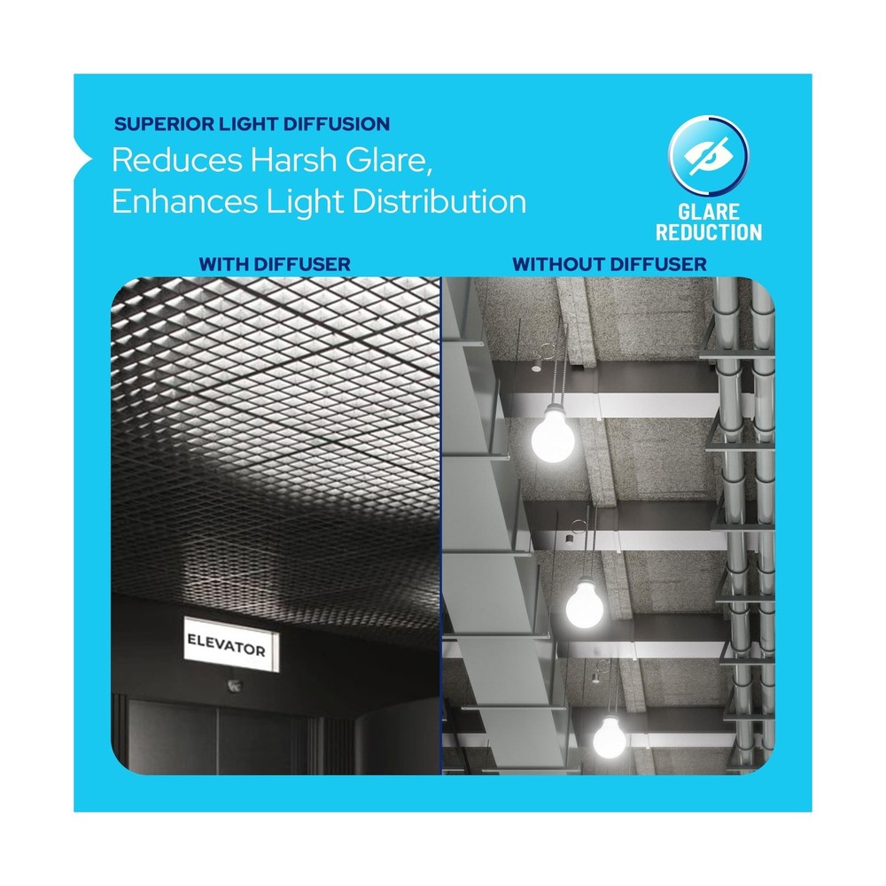 KASTLITE Egg Crate Panel 2-Pack in White | Polystyrene | 23 5/8” x 47 5/8&