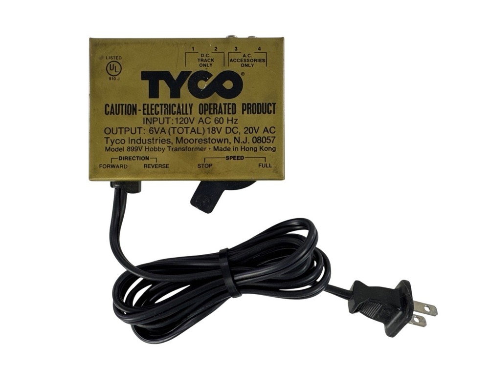 Tyco Model 899V Hobby Transformer Tested to pass current