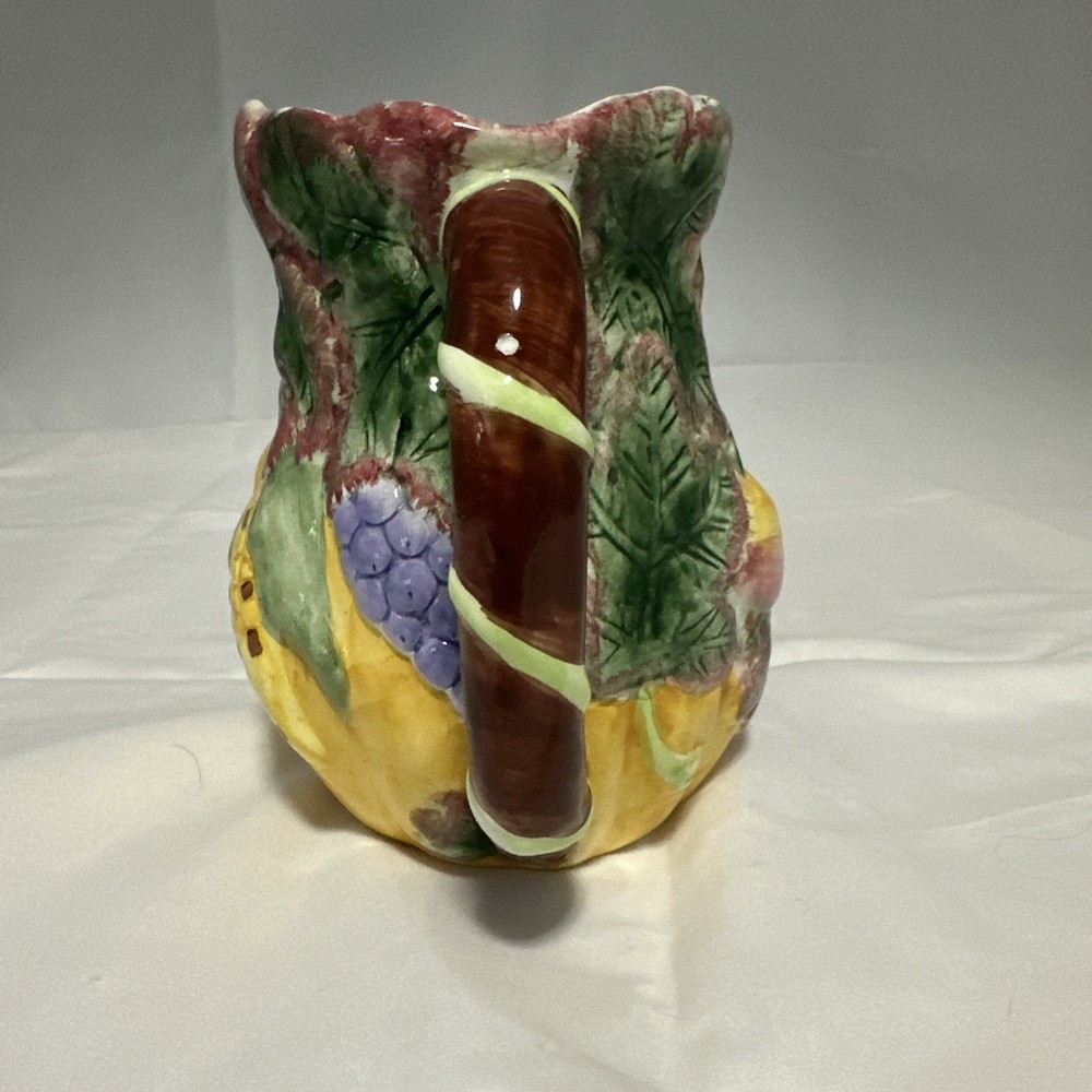 Bloom-Rite Ceramic Fall Harvest Pitcher 6.6" Tall, 1 Quart Pitcher