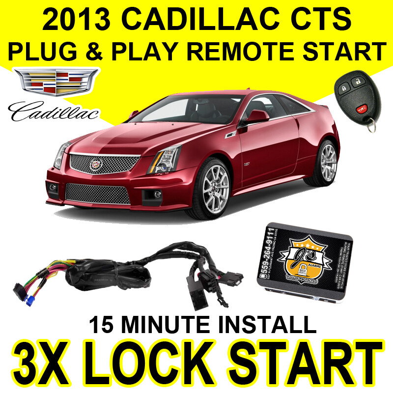 2013 Cadillac CTS Plug & Play Remote Start System 3X Lock DIY Install GM10