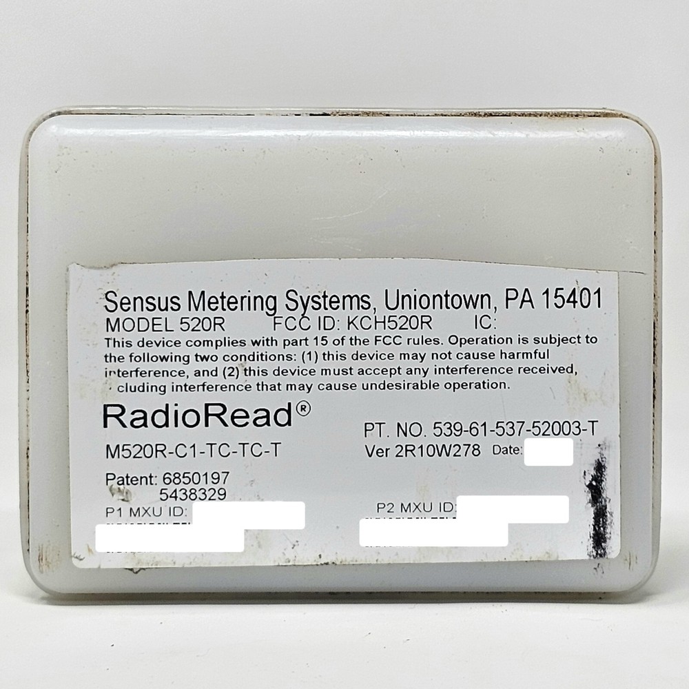 Sensus Metering Systems RadioRead M520R Wireless Radio Transceiver
