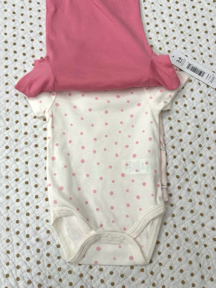 3 Piece Bodysuit Set 3-6 Months