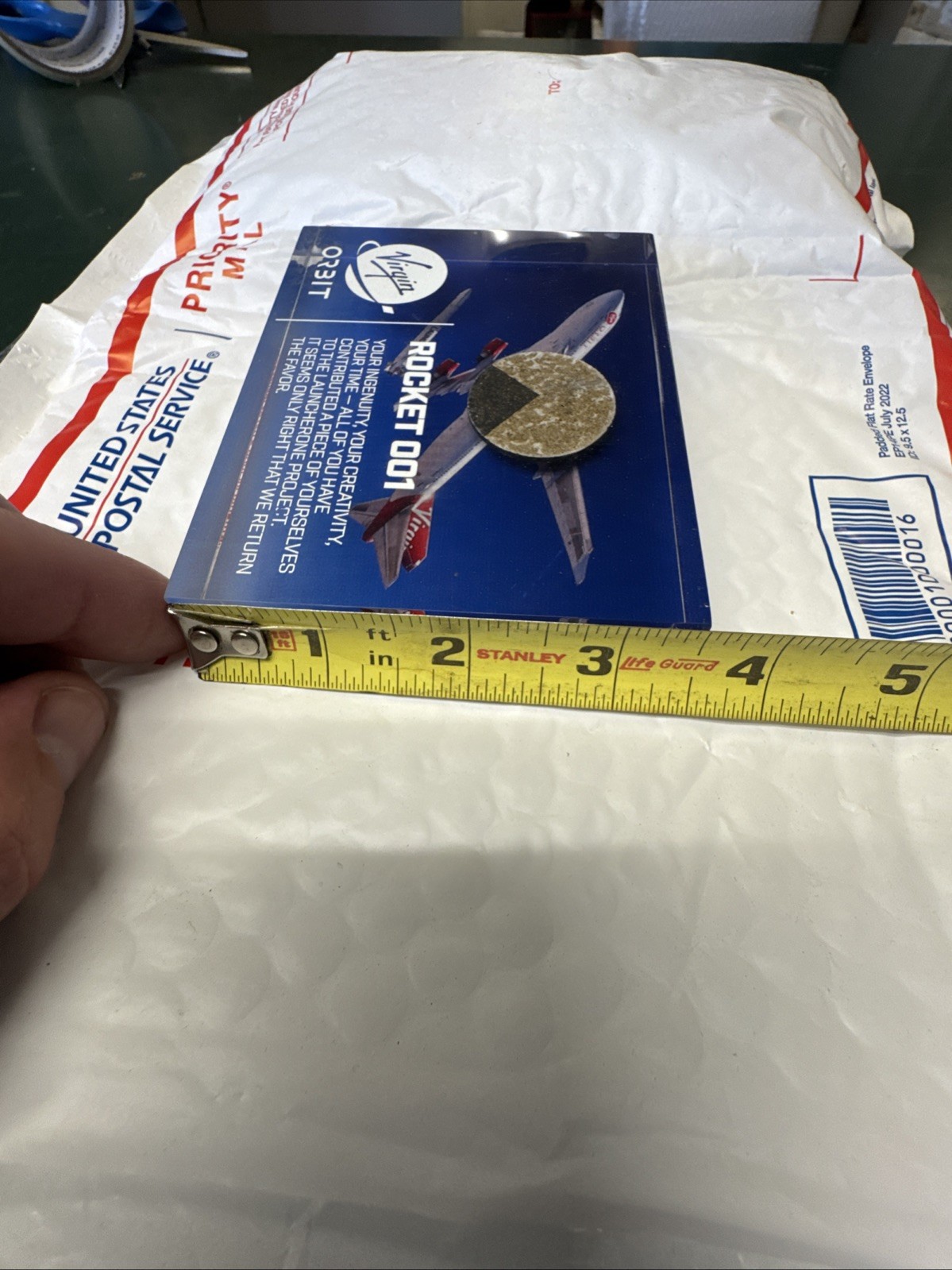 Virgin Orbit Launch Commemorative LauncherOne Rocket 001