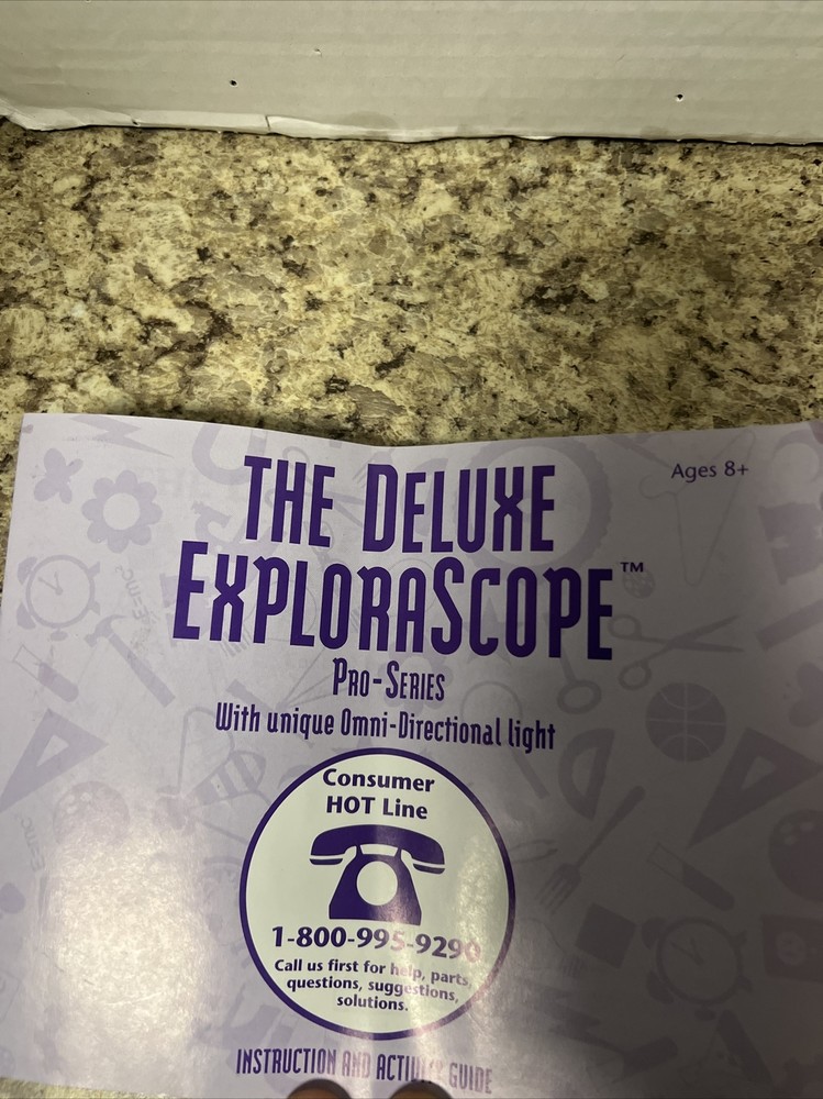 Fao Science Lab Deluxe Microscope/ ExploraScope Pro-Series, Portable, 50x