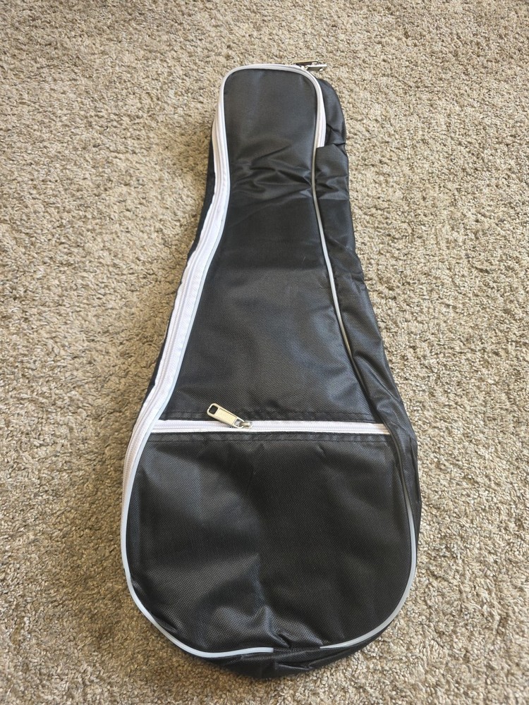 Unbranded Soft Ukulele Gig Bag Black Backpack