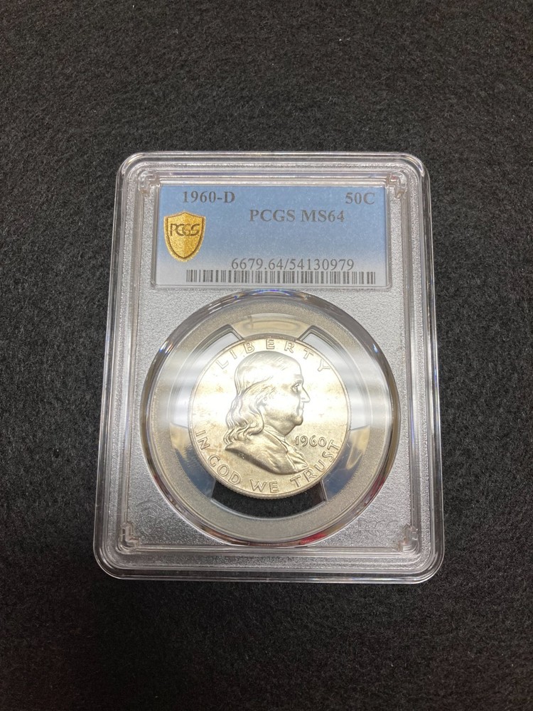 1960-D PCGS MS64 Franklin Half Dollar w/ Original Luster & Nice Bell Lines