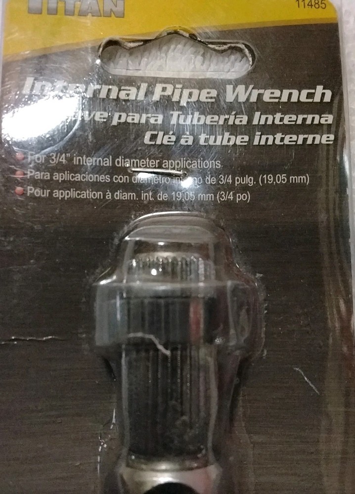 TITAN 11485 3/4" INTERNAL PIPE WRENCH