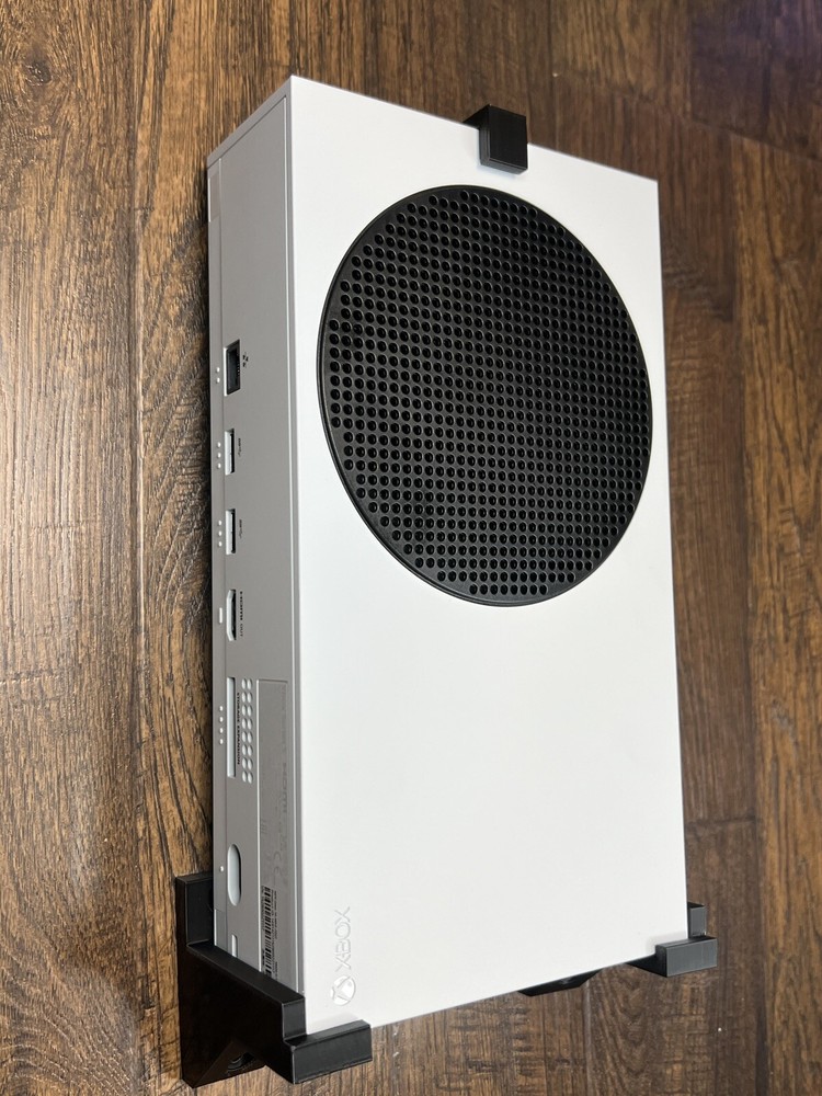 Xbox Series S Wall mount bracket with 2 controller mounts Xbox console Gaming