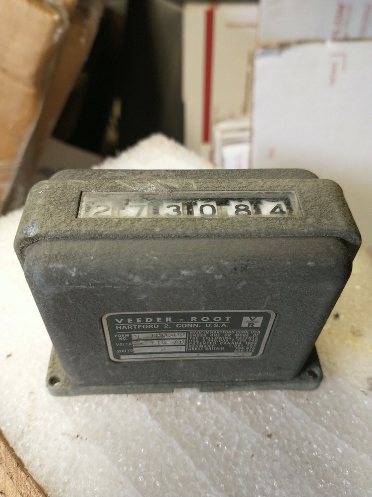 Vintage Veeder-ROOT 6 Digit Counter USA
