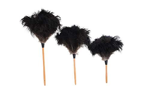 Black Ostrich Feather Duster (14")