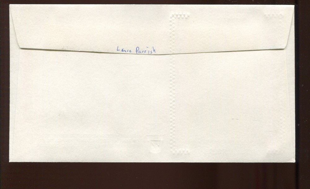 LANCE PARRISH BASEBALL PLAYER SIGNED COVER LV5033