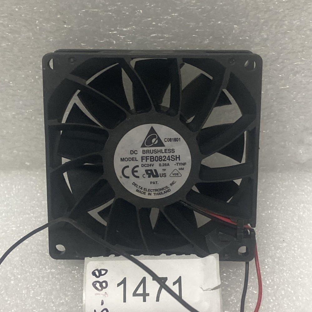 Delta AFB0824SH 24V DC 0.28A Brushless Cooling Fan – New Open Box