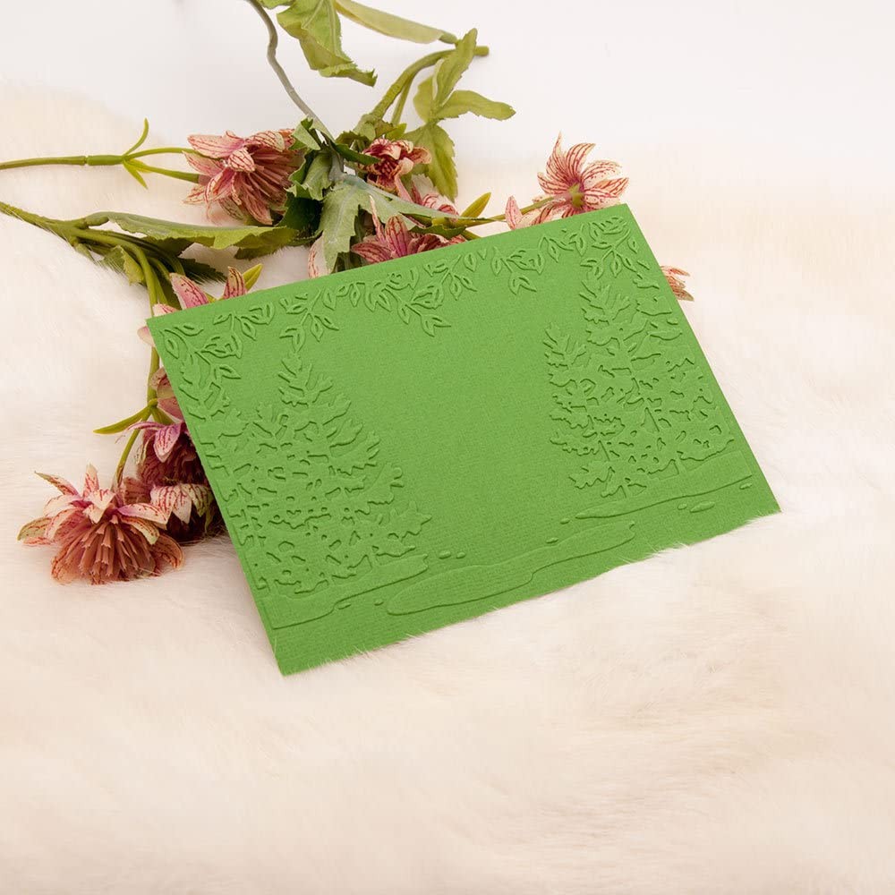 9Pcs Plastic Embossing Folders for Card Making Embossing Machine Template Mol...
