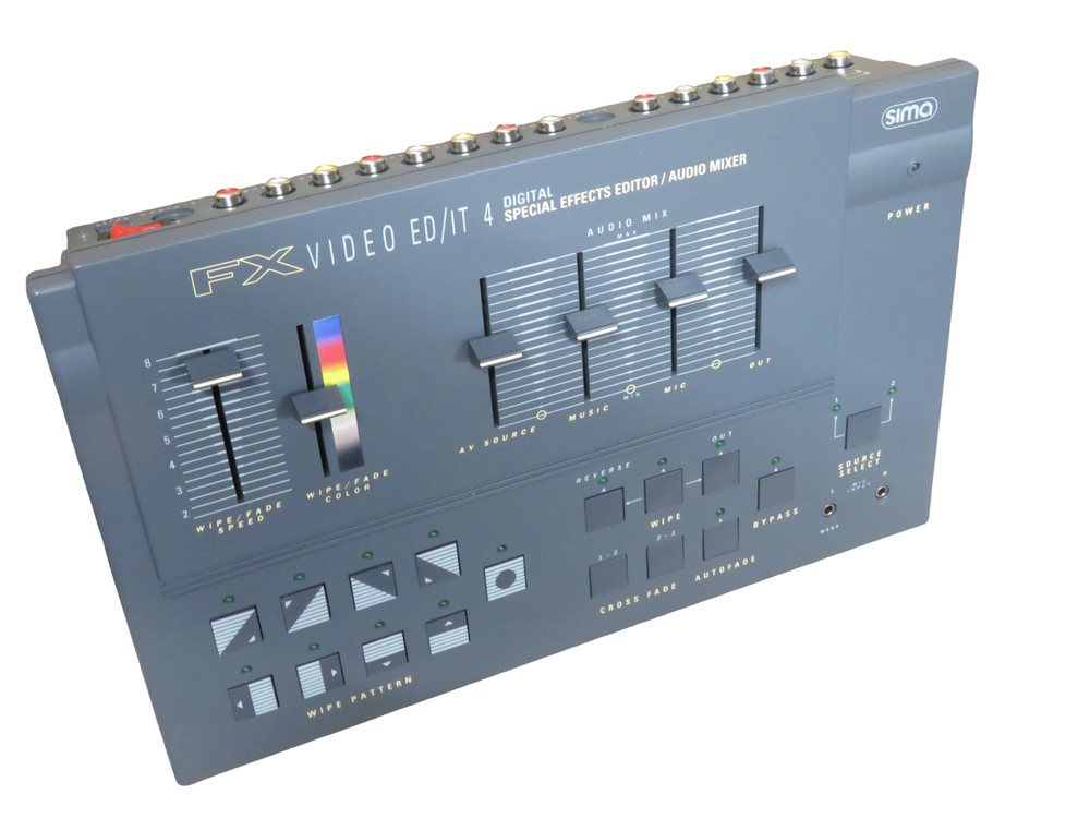 SIMA FX VIDEO ED/IT 4 Digital Special Effects Editor & Audio Mixer