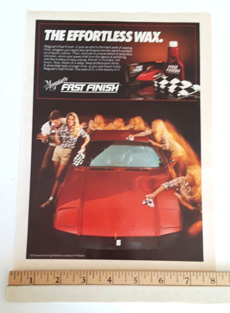 MEGUIAR'S WAX - PANTERA - ORIGINAL 1982 AD