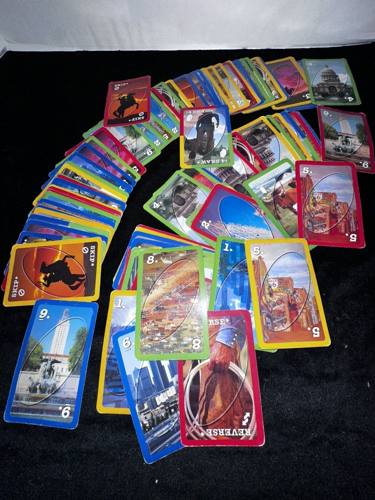 Texas Edition Uno Cards