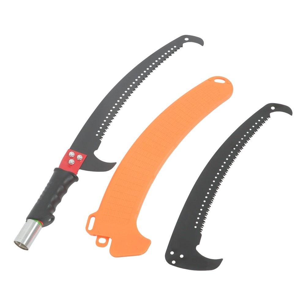 Tree Pole Pruner Manual Branches Trimmer Tree For Pruning Palms W/ Scissors 27FT