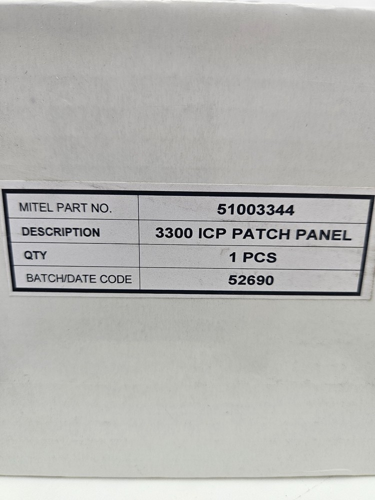 Mitel 3300 ICP Patch Panel 5m Cable Kit 51003344
