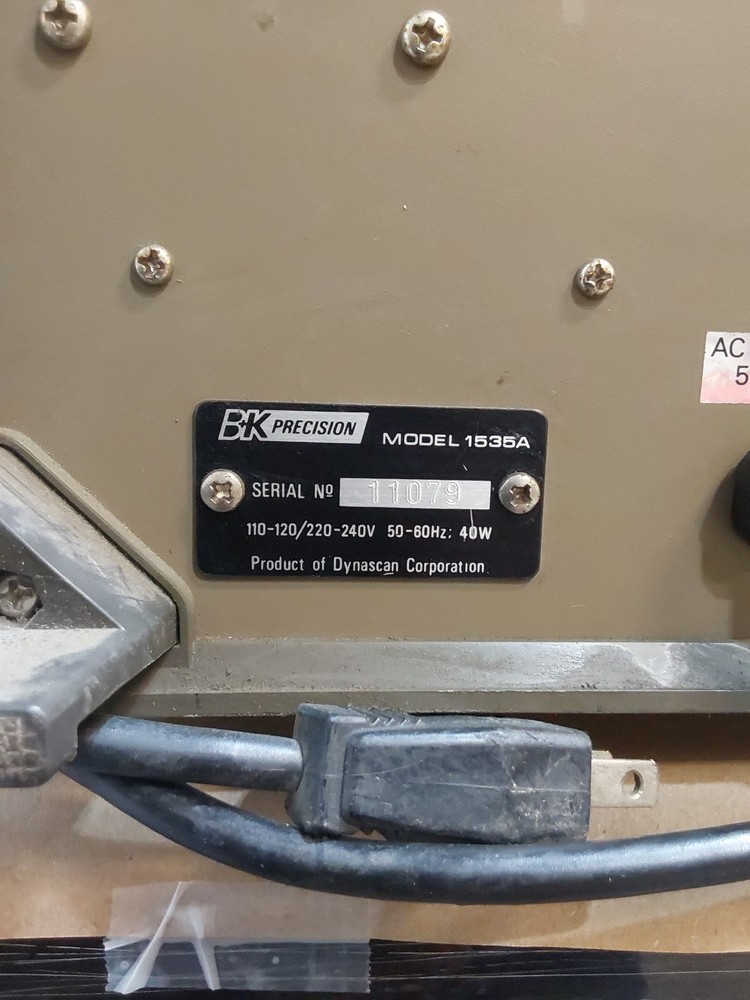 BK PRECISION 1535A OSILLOSCOPE