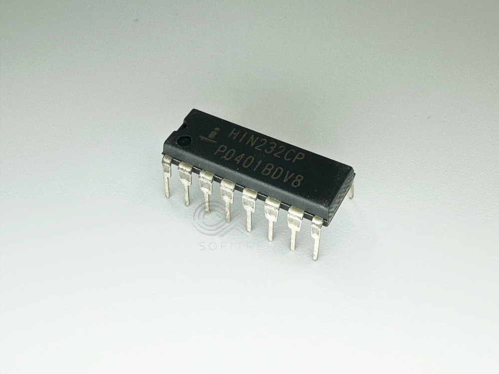 5PCS HIN232CP Intersil RS232 Transceiver 2 Driver 2 Receiver 5V DIP-16